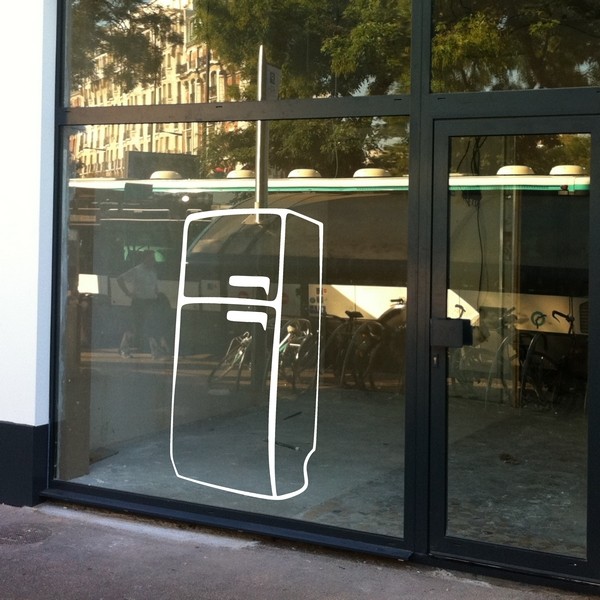 Exemple de stickers muraux: Frigo